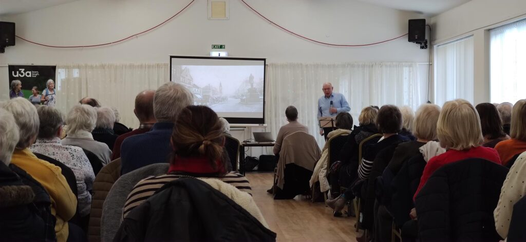Chris Lloyd from the Northern Echo speaking at Jan 2025 meeting